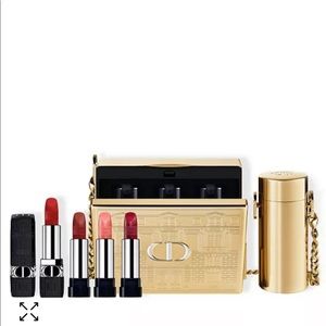 NWB Dior Minaudière Rouge Dior Limited Edition Set